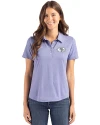 San Francisco 49ers Mono Cutter & Buck Coastline Epic Comfort Recycled Womens Polo Hyacinth Front Thumbnail Image