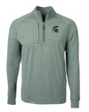 Mountain Brook High School - Cutter & Buck Adapt Eco Knit Heather Mens Quarter Zip Pullover HH_MANN_HG 1 Thumbnail Image