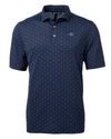 James Clemens High School Cutter & Buck Virtue Eco Pique Tile Print Recycled Mens Big & Tall Polo NVBU_MANN_HG 1 Thumbnail Image