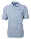 James Clemens High School Cutter & Buck Virtue Eco Pique Botanical Print Recycled Mens Polo NVBU_MANN_HG 1 Thumbnail Image