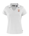 Texas Longhorns SEC Cutter & Buck Daybreak Eco Recycled Womens V-neck Polo White Mannequin Thumbnail Image