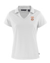 Texas Longhorns SEC Cutter & Buck Daybreak Eco Recycled Womens V-neck Polo White Mannequin Thumbnail Image