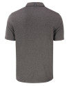 Texas Longhorns SEC Cutter & Buck Forge Eco Stretch Recycled Mens Polo Dark Black Heather Mannequin Back Thumbnail Image