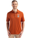Texas Longhorns SEC Cutter & Buck Forge Eco Stretch Recycled Mens Polo Texas Orange Front Thumbnail Image