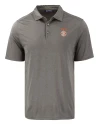 Texas Longhorns SEC Cutter & Buck Coastline Epic Comfort Recycled Mens Polo Elemental Grey Mannequin Thumbnail Image
