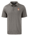 Texas Longhorns SEC Cutter & Buck Coastline Epic Comfort Recycled Mens Polo Elemental Grey Mannequin Thumbnail Image
