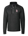 Marjory Stoneman Douglas High School Cutter & Buck Mainsail Sweater-Knit Mens Big and Tall Half Zip Pullover Jacket CCH_MANN_HG 1 Thumbnail Image