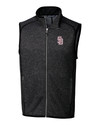 Marjory Stoneman Douglas High School Cutter & Buck Mainsail Sweater-Knit Mens Big and Tall Full Zip Vest CCH_MANN_HG 1 Thumbnail Image