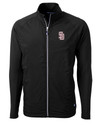 Marjory Stoneman Douglas High School Cutter & Buck Adapt Eco Knit Hybrid Recycled Mens Big & Tall Full Zip Jacket BL_MANN_HG 1 Thumbnail Image