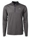 Marjory Stoneman Douglas High School -  Cutter & Buck Virtue Eco Pique Micro Stripe Recycled Mens Big & Tall Quarter Zip BLEG_MANN_HG 1 Thumbnail Image