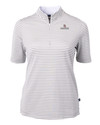 Marjory Stoneman Douglas High School -  Cutter & Buck Virtue Eco Pique Stripe Recycled Womens Top POL_MANN_HG 1 Thumbnail Image