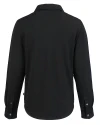 Cutter & Buck Advantage Tri-Blend Eco Soft Pique Long Sleeve Knitted Womens Button Down BL_MANNB_HG 1 Thumbnail Image