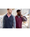 Cutter & Buck Response Lightweight Hybrid Quarter Zip Mens Pullover Windbreaker LYN_LFS_HG 3 Thumbnail Image