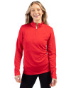 Clique Ice Pique Womens Half Zip Tech Pullover RD PRO_HG 1 Thumbnail Image