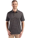 Cutter & Buck Forge Eco Fine Line Stripe Stretch  Recycled Mens Polo BLWH_PRO_HG  Thumbnail Image
