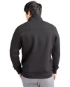 Houston Astro Mono Cutter & Buck Roam Eco Recycled Full Zip Mens Big & Tall Jacket Black Back Thumbnail Image