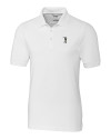 South Florida Bulls Swinging Rocky Cutter & Buck Advantage Eco Tri-Blend Pique Mens Polo White Mannequin Thumbnail Image