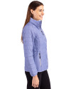 Texas Rangers Mono Cutter & Buck Rainier PrimaLoft®  Womens Eco Insulated Full Zip Puffer Jacket Hyacinth Melange Side Thumbnail Image