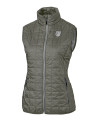 Baltimore Orioles Mono Cutter & Buck Rainier PrimaLoft® Womens Eco Insulated Full Zip Puffer Vest Poplar Melange Mannequin Thumbnail Image