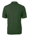 South Florida Bulls Swinging Rocky Cutter & Buck Virtue Eco Pique Recycled Mens Big and Tall Polo Hunter Green Mannequin Back Thumbnail Image