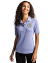 Seattle Mariners Mono Cutter & Buck Virtue Eco Pique Recycled Womens Polo Hyacinth Front Thumbnail Image