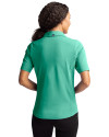New York Jets Mono Cutter & Buck Virtue Eco Pique Recycled Womens Polo Fresh Mint Back Thumbnail Image