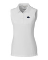 Penn State Nittany Lions Cutter & Buck Womens Advantage Polo Sleeveless White Mannequin Thumbnail Image