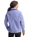 Philadelphia Phillies Mono Cutter & Buck Cascade Eco Fleece Womens Full Zip Jacket Hyacinth/Navy Blue Back Thumbnail Image