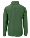 South Florida Bulls Swinging Rocky Cutter & Buck Charter Eco Recycled Mens Full-Zip Jacket Hunter Green Mannequin Back Thumbnail Image