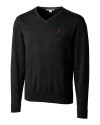 Alabama Crimson Tide Cutter & Buck Lakemont Tri-Blend Mens V-Neck Pullover Sweater Black Mannequin Thumbnail Image