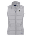 South Florida Bulls Swinging Rocky Cutter & Buck Evoke Hybrid Softshell Recycled Womens Full Zip Vest CONCRETE Mannequin Thumbnail Image
