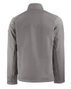 South Florida Bulls Swinging Rocky Cutter & Buck Evoke Softshell Recycled Full Zip Mens Jacket Elemental Grey Mannequin Back Thumbnail Image