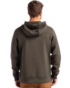 Chicago Cubs Mono Cutter & Buck Roam Epic Versatility Half Zip Recycled Mens Hooded Pullover Poplar Back Thumbnail Image