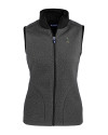 South Florida Bulls Swinging Rocky Cutter & Buck Cascade Eco Fleece Womens Vest Elemental Grey/Black Mannequin Thumbnail Image