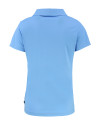 Chicago Cubs Mono Cutter & Buck Daybreak Eco Recycled Womens V-neck Polo Atlas Light Blue Mannequin Back Thumbnail Image