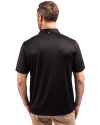 Washington Nationals Mono Cutter & Buck Forge Eco Stretch Recycled Mens Polo Black Back Thumbnail Image