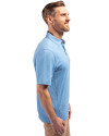 Tampa Bay Rays Mono Cutter & Buck Forge Eco Stretch Recycled Mens Polo Dark Atlas Heather Side Thumbnail Image