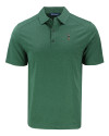 South Florida Bulls Swinging Rocky Cutter & Buck Forge Eco Stretch Recycled Mens Polo Dark Hunter Heather Mannequin Thumbnail Image