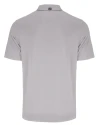 South Florida Bulls Swinging Rocky Cutter & Buck Forge Eco Stretch Recycled Mens Polo Polished Medium Gray Mannequin Back Thumbnail Image