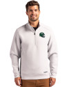 New York Jets NFL Helmet Cutter & Buck Roam Epic Versatility Recycled Quarter Zip Mens Pullover Solitare Front Thumbnail Image