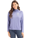 Minnesota Twins Mono Cutter & Buck Coastline Epic Comfort Recycled Womens Funnel Neck Hyacinth Front Thumbnail Image