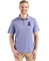 Los Angeles Angels Mono Cutter & Buck Coastline Epic Comfort Recycled Mens Polo Hyacinth Front Thumbnail Image
