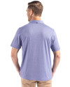 Milwaukee Brewers Mono Cutter & Buck Coastline Epic Comfort Recycled Mens Polo Hyacinth Back Thumbnail Image