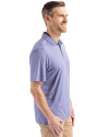 Texas Rangers Mono Cutter & Buck Coastline Epic Comfort Recycled Mens Polo Hyacinth Side Thumbnail Image