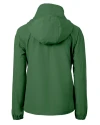 South Florida Bulls Swinging Rocky Cutter & Buck Charter Eco Recycled Womens Full-Zip Jacket Hunter Green Mannequin Back Thumbnail Image