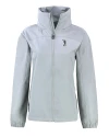 South Florida Bulls Swinging Rocky Cutter & Buck Charter Eco Recycled Womens Full-Zip Jacket Polished Medium Gray Mannequin Thumbnail Image