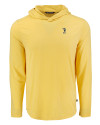 South Florida Bulls Swinging Rocky Cutter & Buck Coastline Epic Comfort Recycled Mens Hooded Shirt Desert Mannequin Thumbnail Image