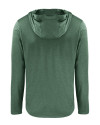 South Florida Bulls Swinging Rocky Cutter & Buck Coastline Epic Comfort Recycled Mens Hooded Shirt Hunter Green Mannequin Back Thumbnail Image