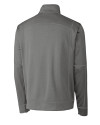 Lansing Lugnuts Clique Helsa Performance Mens Half Zip Pullover Sweatshirt Titan Mannequin Back Thumbnail Image