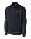Jacksonville Jumbo Shrimp Clique Helsa Performance Mens Half Zip Pullover Sweatshirt Dark Navy Mannequin Thumbnail Image